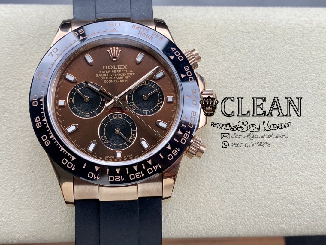 6b71151628d1901e06e6cc2c08585e8f ROLEX DAYTONA BROWN DIAL 40MM - Image 1