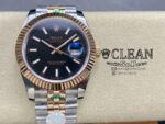 ROLEX DATEJUST BLACK DIAL 41MM