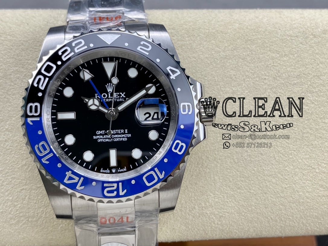 6fc284f320654720ead6464d6329277a ROLEX GMT-MASTER BLACK DIAL 40MM - Image 1