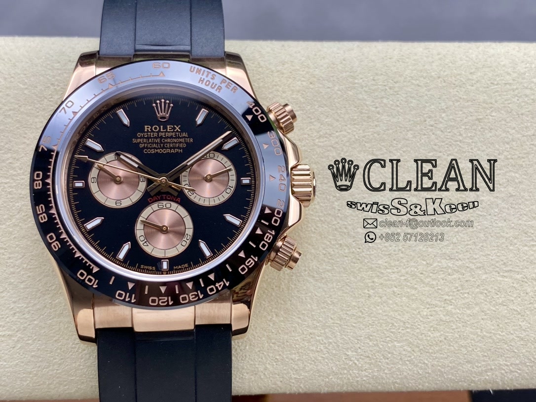 746578b9a160e6c8bf0ccaaf9cd387b0 ROLEX DAYTONA BLACK DIAL 40MM - Image 1