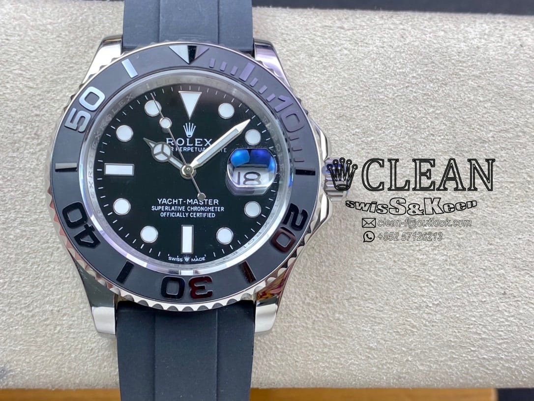 760eb69ac3d101ee12ed44660f23129a ROLEX YACHT-MASTER BLACK DIAL 40MM - Image 1