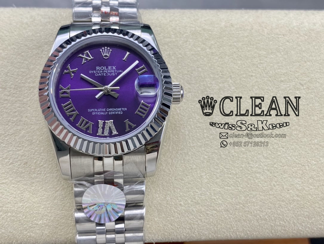 766e541801fdab32173d87f890e516d7 ROLEX LADY-DATEJUST VIOLET DIAL 31MM - Image 1