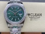 ROLEX DATEJUST GREEN DIAL 41MM