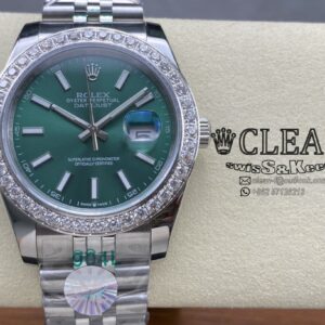 ROLEX DATEJUST GREEN DIAL 41MM