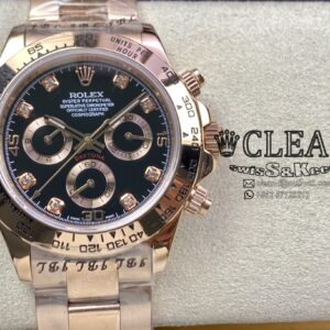 ROLEX DAYTONA BLACK DIAL 40MM