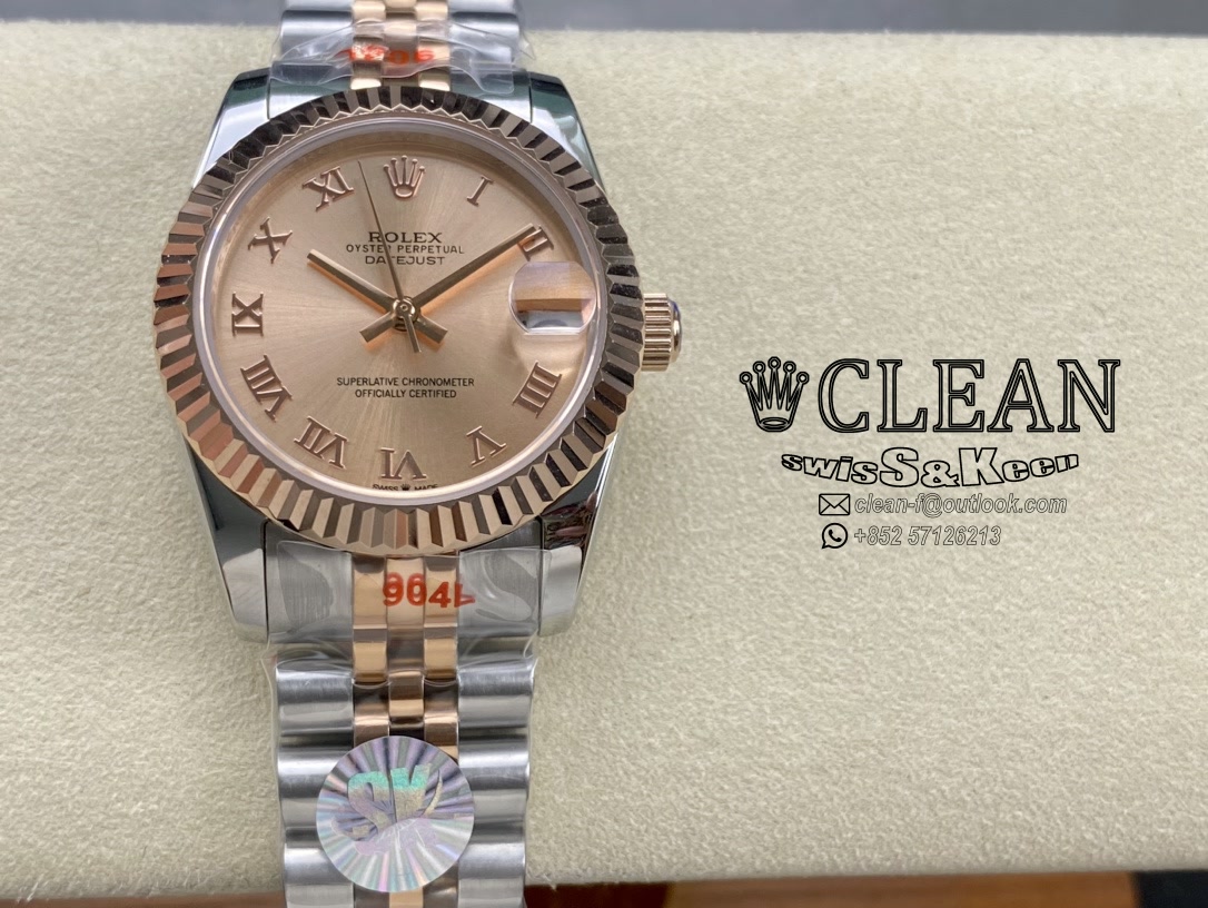 7e1a09fc4711cc24a8cb08f42dba267e ROLEX LADY-DATEJUST BROWN DIAL 31MM - Image 1