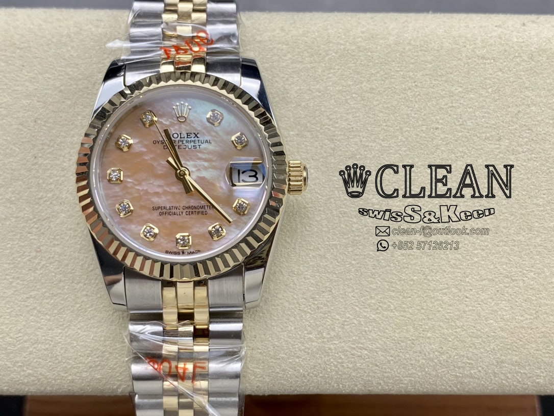 7f4947b6c3e2aab6ef1aff0f6a861af4 ROLEX LADY-DATEJUST BROWN DIAL 31MM - Image 1