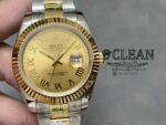 ROLEX DATEJUST GOLD DIAL 41MM