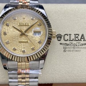 ROLEX DATEJUST GOLD DIAL 41MM