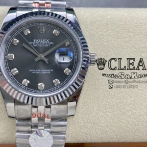 ROLEX DATEJUST BLACK DIAL 41MM