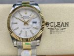 ROLEX DATEJUST WHITE DIAL 41MM