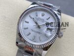 ROLEX DATEJUST SILVER DIAL 36MM - Image 3