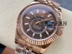 ROLEX SKY-DWELLER BROWN DIAL 42MM - Image 3