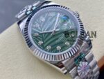 ROLEX DATEJUST GREEN DIAL 41MM - Image 2