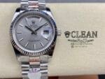 ROLEX DAY-DATE SILVER DIAL 36MM