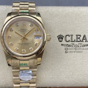ROLEX LADY-DATEJUST GOLD DIAL 31MM