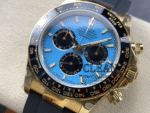 ROLEX DAYTONA Yellow Gold Turquoise Dial 40MM 126518LN - Image 3