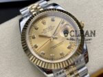 ROLEX DATEJUST GOLD DIAL 41MM - Image 3