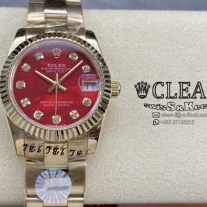 ROLEX LADY-DATEJUST RED DIAL 31MM