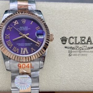 ROLEX LADY-DATEJUST VIOLET DIAL 31MM