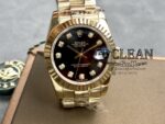 ROLEX LADY-DATEJUST BLACK DIAL 31MM