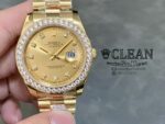 ROLEX DATEJUST GOLD DIAL 41MM