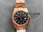 ROLEX SKY-DWELLER BLACK DIAL 42MM