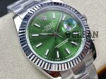 ROLEX DATEJUST GREEN DIAL 41MM - Image 2