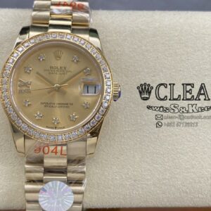 ROLEX LADY-DATEJUST GOLD DIAL 31MM