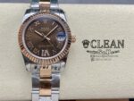 ROLEX LADY-DATEJUST BROWN DIAL 31MM