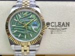 ROLEX DATEJUST GREEN DIAL 41MM
