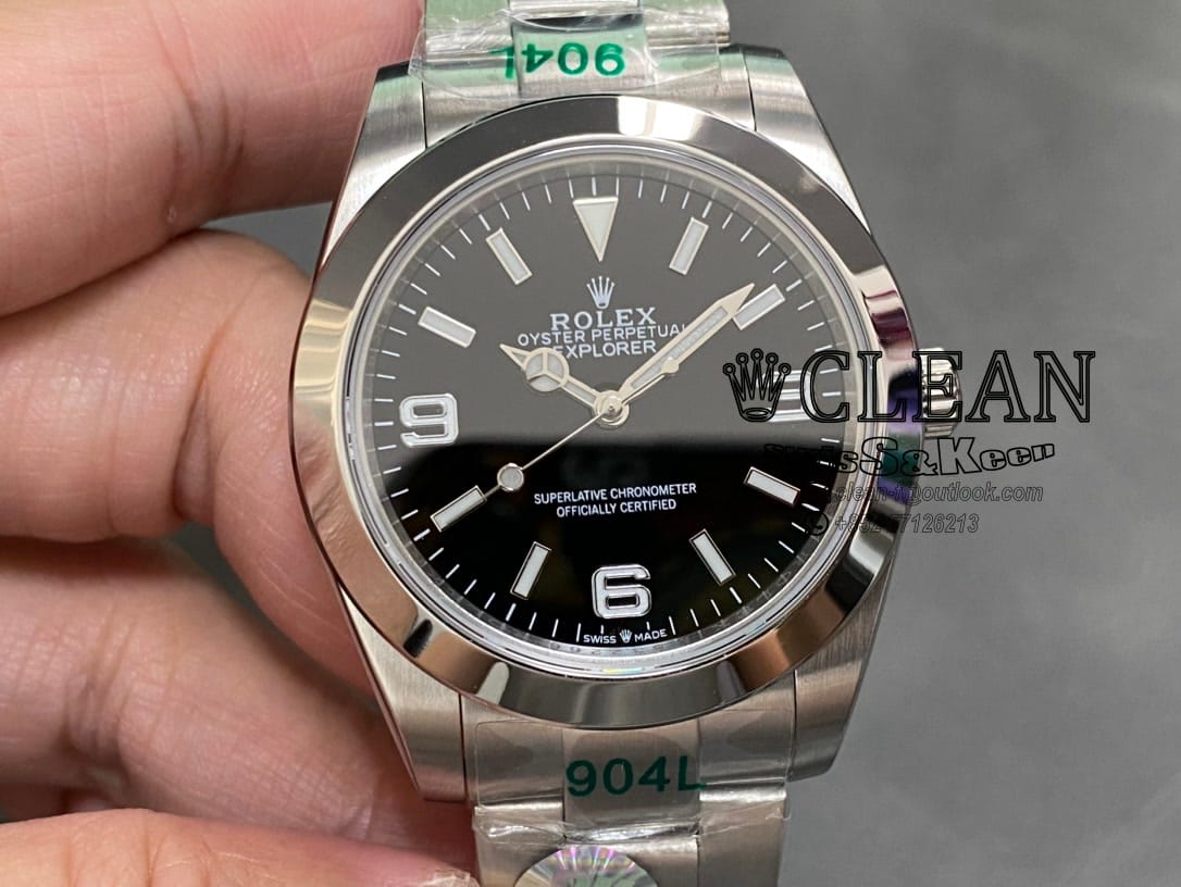 a11b9b42dc5507c06209287f09dcec37-1 ROLEX EXPLORER BLACK DIAL 41MM - Image 1