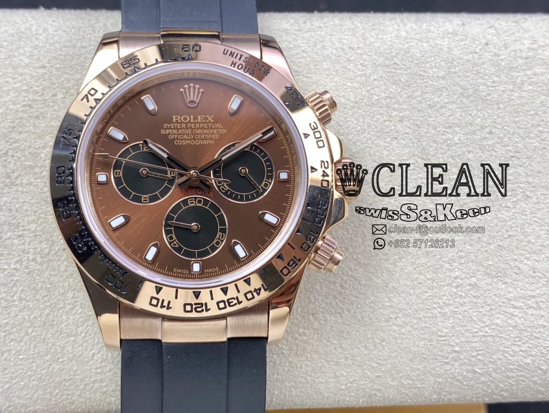 a3524175e84d4ee205f8481b927ff5cb ROLEX DAYTONA BROWN DIAL 40MM - Image 1