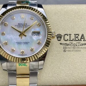 ROLEX DATEJUST WHITE DIAL 41MM