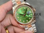 ROLEX DATEJUST GREEN DIAL 41MM - Image 2