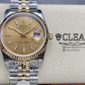 ROLEX DATEJUST GOLD DIAL 36MM