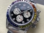 Rolex Cosmograph Daytona Reference 116595RBOW "Rainbow Daytona" (Gem-Set Rainbow Bezel)Silver 116599 - Image 3
