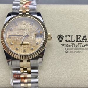 ROLEX LADY-DATEJUST GOLD DIAL 31MM