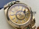 ROLEX SKY-DWELLER GOLD DIAL 42MM - Image 2