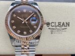 ROLEX DATEJUST BROWN DIAL 41MM