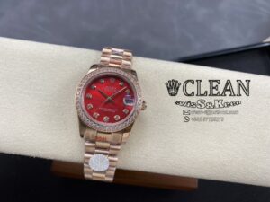 ROLEX LADY-DATEJUST RED DIAL 31MM - Image 4