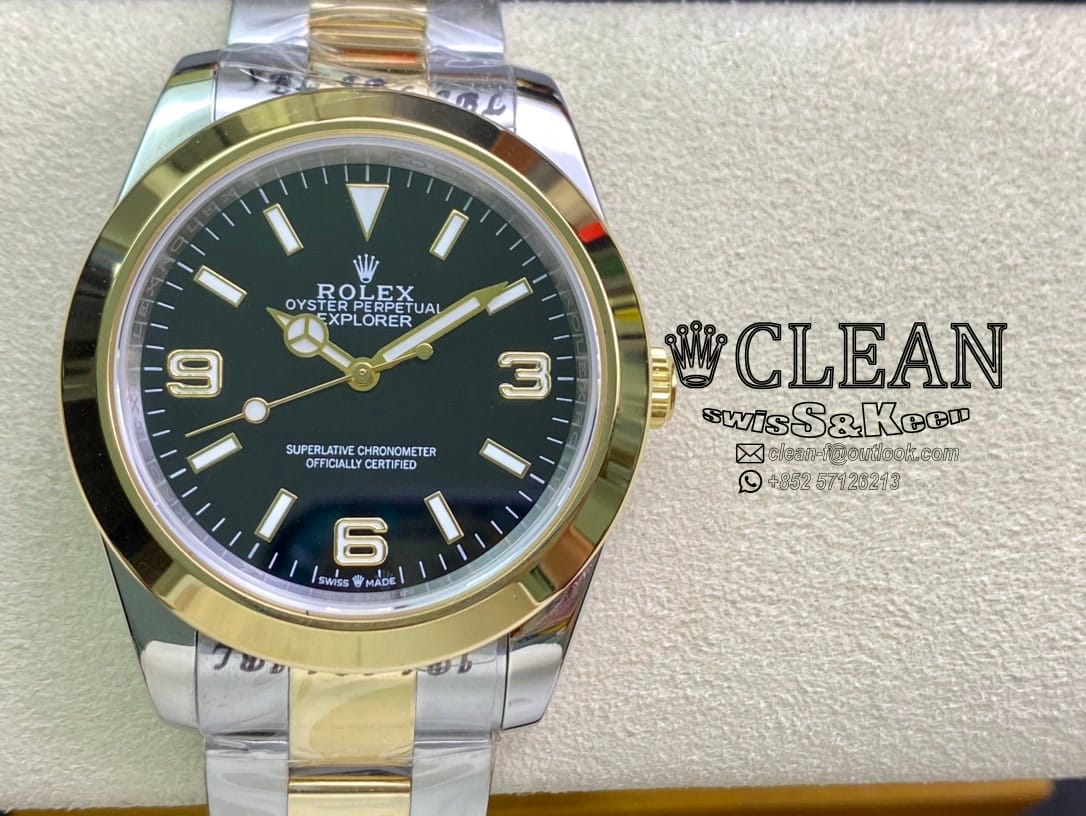 bb192ad8a6d3f9f079f11777ea718dad-1 ROLEX EXPLORER BLACK DIAL 41MM - Image 1