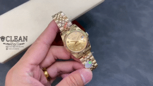 ROLEX LADY-DATEJUST GOLD DIAL 31MM - Image 11