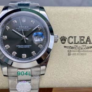 ROLEX DATEJUST BLACK DIAL 41MM