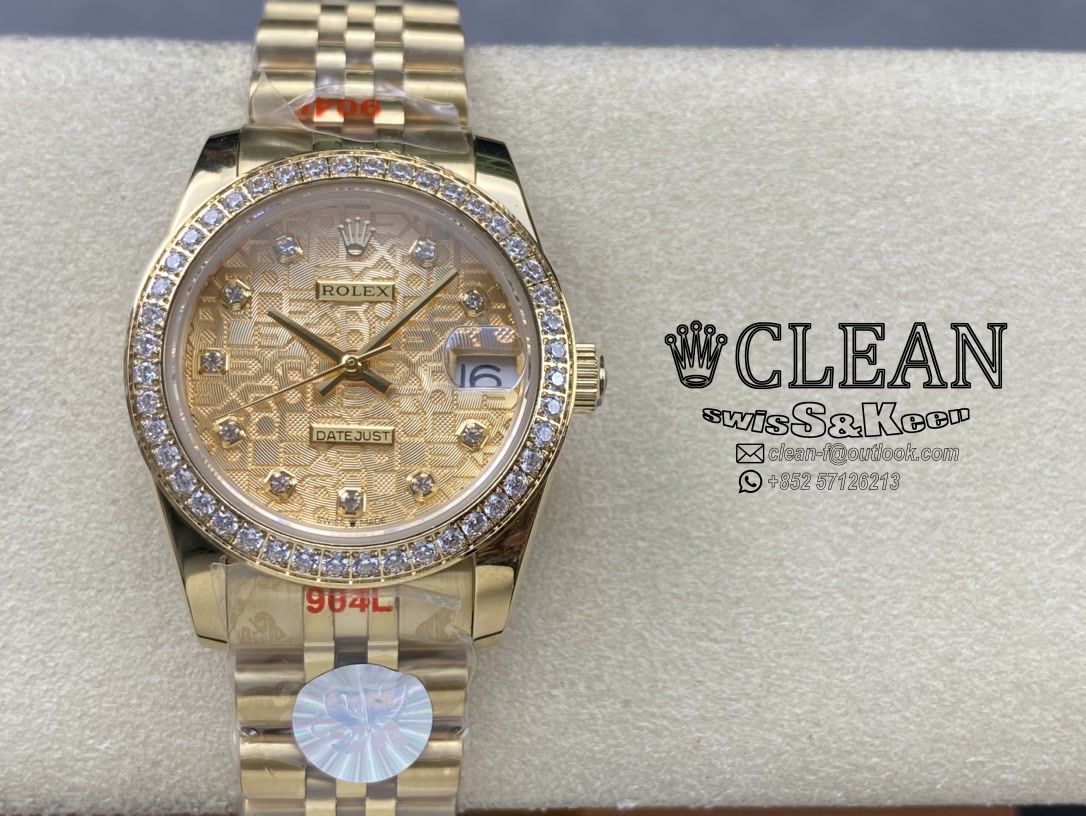 c0923683e658f33dc7a22b6a99b0d5db ROLEX LADY-DATEJUST GOLD DIAL 31MM - Image 1