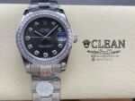 ROLEX LADY-DATEJUST BLACK DIAL 31MM