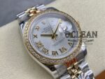 ROLEX DATEJUST SILVER DIAL 36MM - Image 2