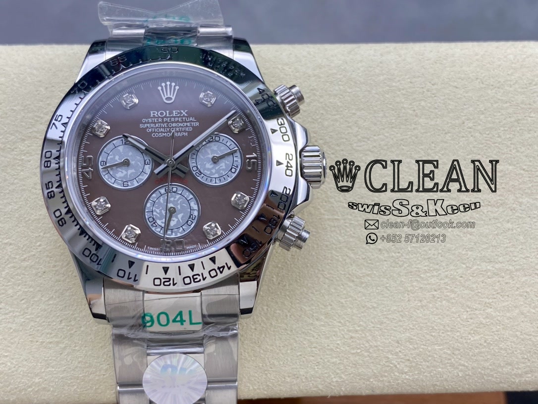 c51fb472c76274b8e81cbb5d1b44c88b ROLEX DAYTONA BROWN DIAL 40MM - Image 1