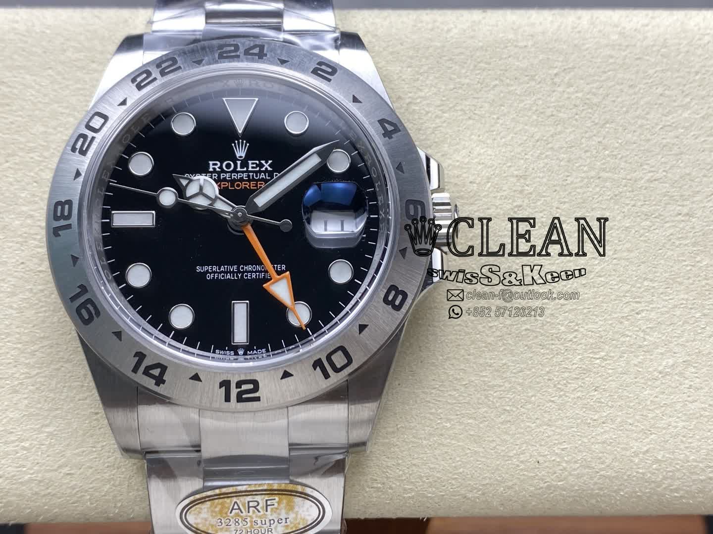 c60ebac092a3093a18fb865e8e414628-1 ROLEX EXPLORER BLACK DIAL 42MM - Image 1