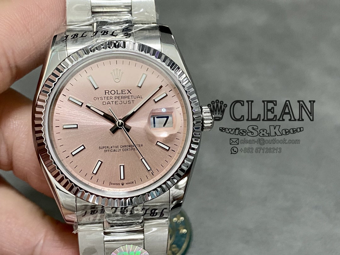 c840308afcb3461687522686eb76deec ROLEX DATEJUST PINK DIAL 36MM - Image 1